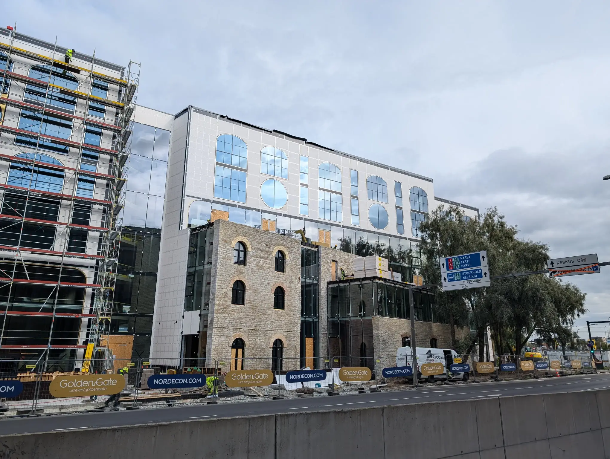 An ongoing building project
